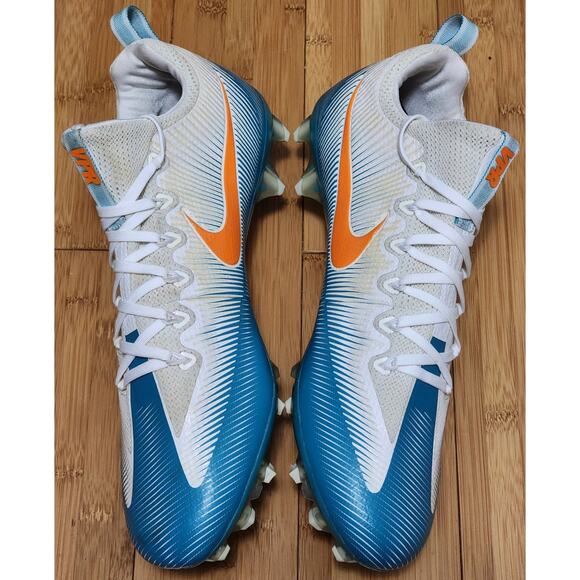 Nike Vapor Untouchable Pro PF Mens 14 Football Cleats Miami Dolphins 839924-014 - Picture 7 of 11